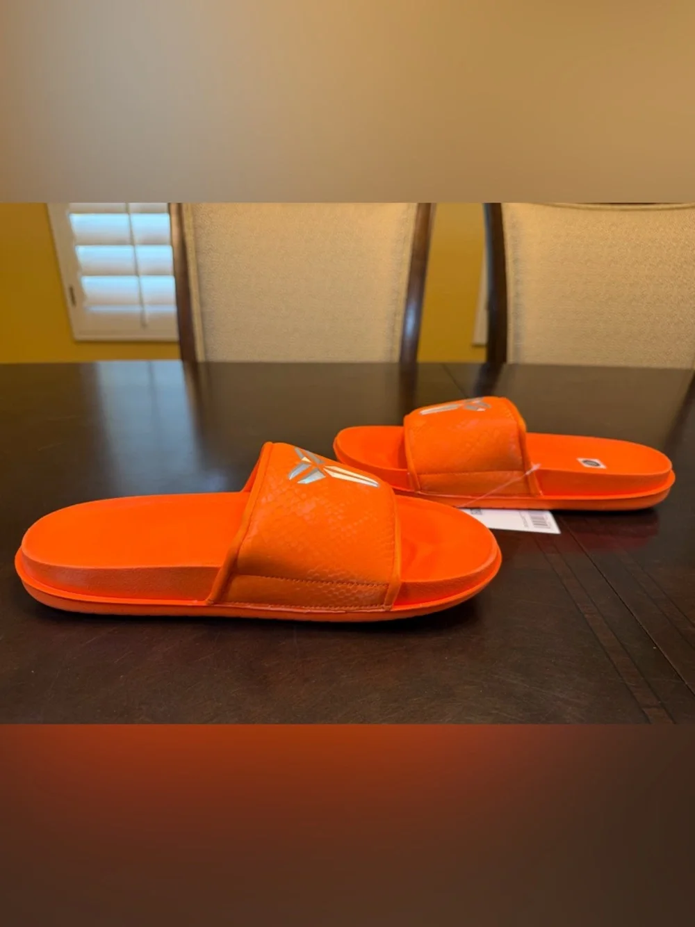New Nike Kobe Slides Sandals Orange Size US 10